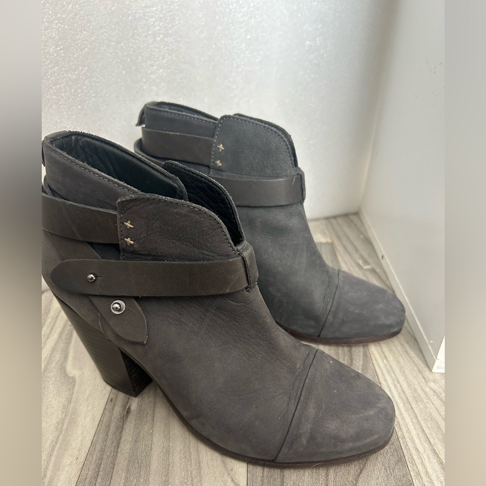 Rag and Bone Harrow suede ankle boots size 39 Dark Gray - Picture 5 of 11